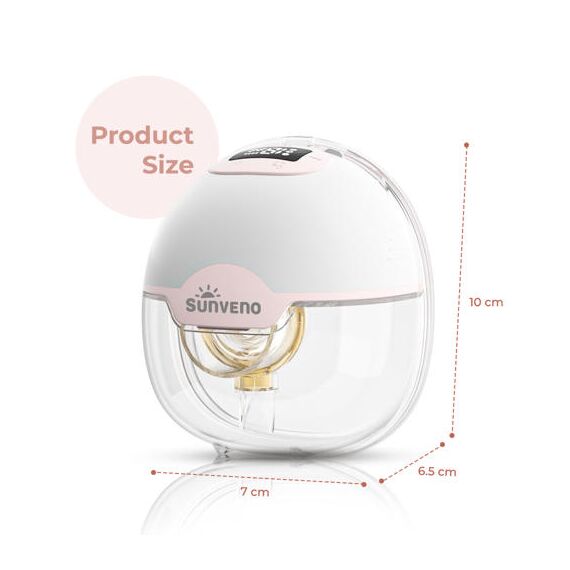 Sunveno Wearable Automatic Smart Breast Pump Single Rechargeable 220Ml, 15 image