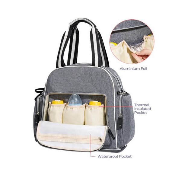 Sunveno Signature Maternity Diaper Bag 22L Convertible Expandable, 3 image