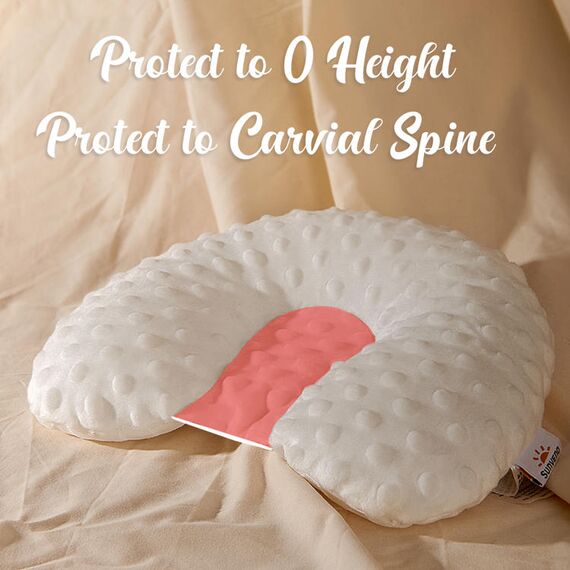 Sunveno Infant Head Shaper Pillow 29X22X5Cm, 5 image