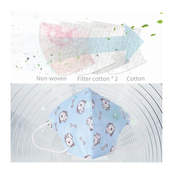 Sunveno Child Face Mask 5 Pcs, 7 image