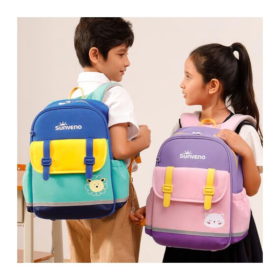 Sunveno School Backpack 16 Inch 16.8L, Color: Green, 10 image