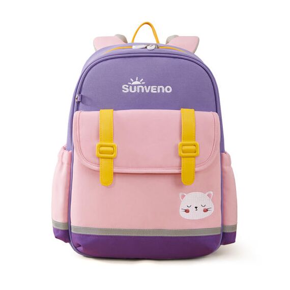 Sunveno School Backpack 16 Inch 16.8L, Color: Purple, 2 image