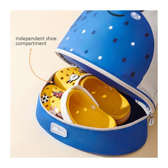 Sunveno 3D Sling School Swimming Bag 16 Inch 18.5L, Color: Blue, 4 image