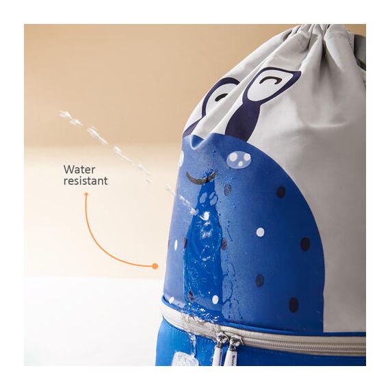 Sunveno 3D Sling School Swimming Bag 16 Inch 18.5L, Color: Blue, 5 image