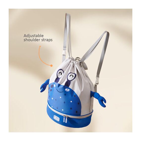 Sunveno 3D Sling School Swimming Bag 16 Inch 18.5L, Color: Blue, 7 image