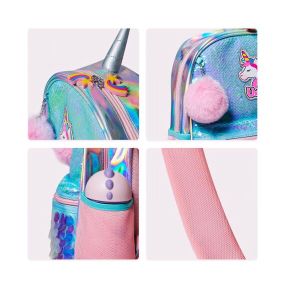 Sunveno Unicorn Sparkle Backpack 6.5L, Color: Green, 12 image