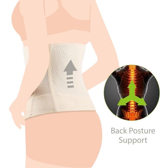 Sunveno 2 In 1 Body Shaper Combo, Color: Beige, Maternity Size: M, 3 image