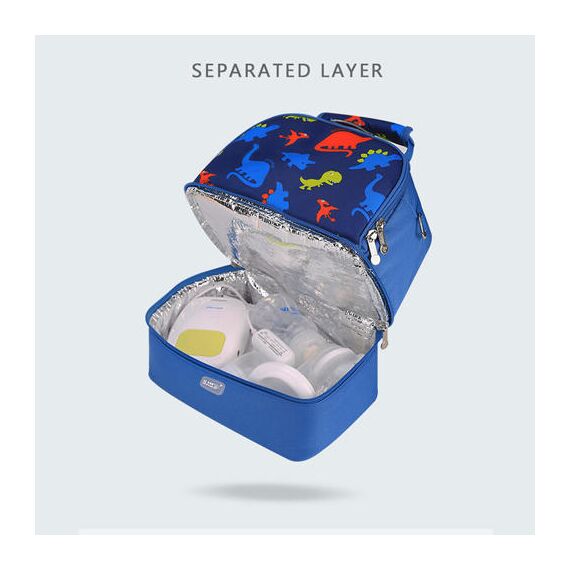 Sunveno Insulated Bottle Lunch Bag 9L Dual Compartment, 8 image