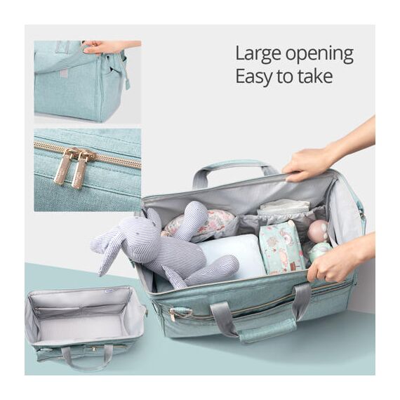 Sunveno 3In1 Travel Bag, Color: Green, 15 image