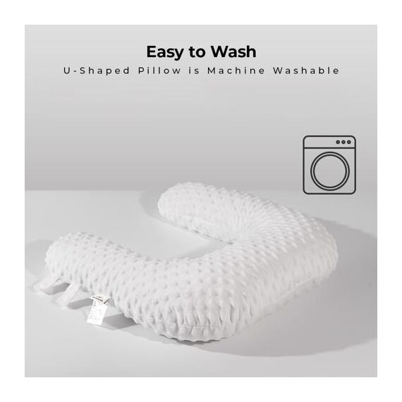 Sunveno Portable Baby Anti-Spill U Shape Pillow With 10° Slope Pad, 9 image