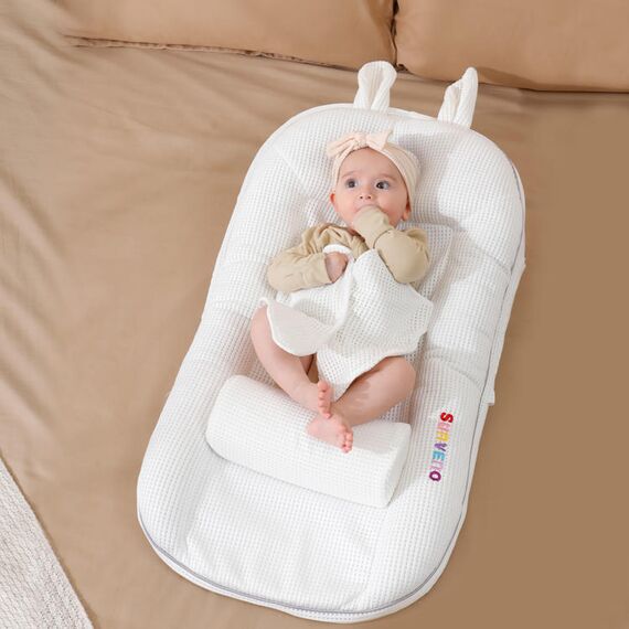 Sunveno Portable Baby Anti-Spill Milk U Shape Pillow With Slope Pad And Hip Pillow 0–3 Years, 11 image