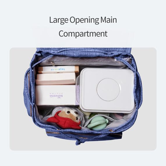 Sunveno Vouge Diaper Bag, Color: Blue, 6 image