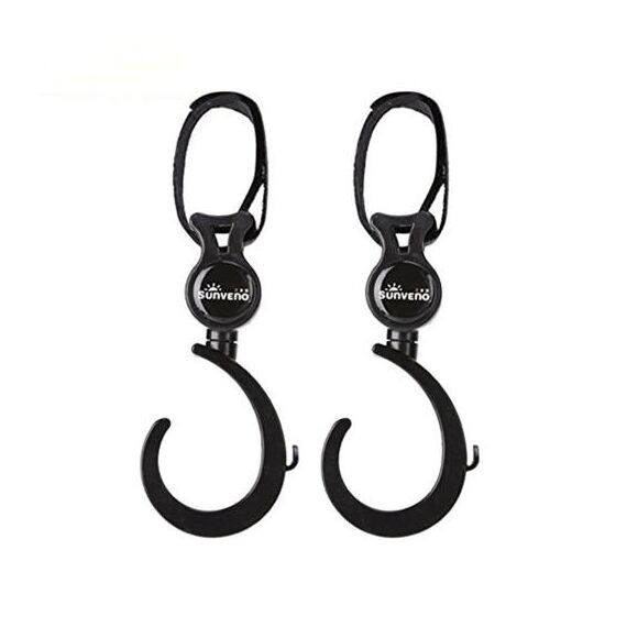 Sunveno Diaper Bag Xl With Stroller Hooks, Color: Black, 3 image