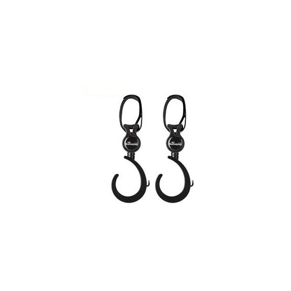 Sunveno Diaper Bag Xl With Stroller Hooks, Color: Grey, 12 image