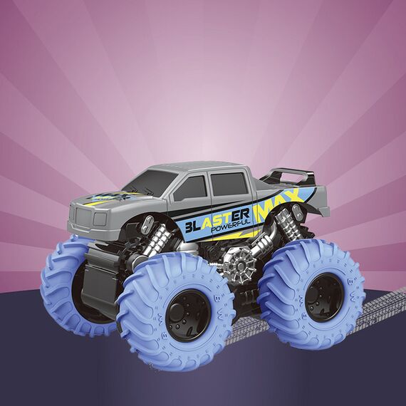 Little Story 4X4 Inertia Die Cast Car, Color: Blue, 4 image