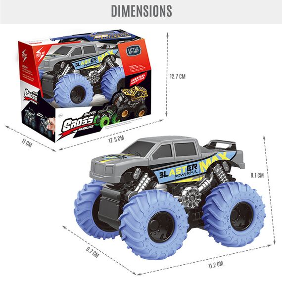 Little Story 4X4 Inertia Die Cast Car, Color: Blue, 5 image