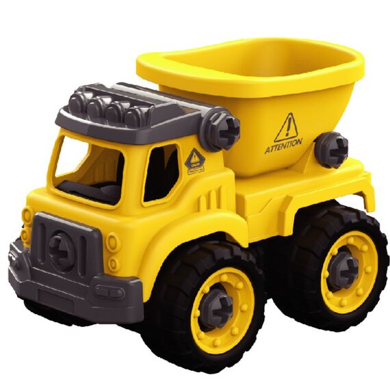 Little Story Cement Mixer Truck Toy, Color: Yellow & Black