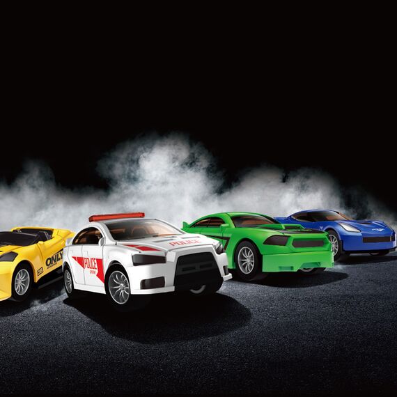 Little Story 4 Pcs Slide Die Cast Rapid Car Set, 5 image