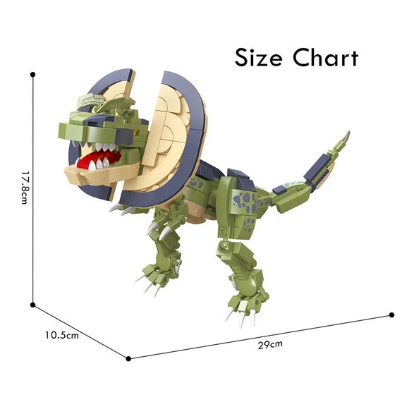 Little Story Block Toy Double Crowned Dragon 309 Pcs, 6 image