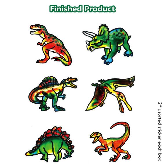 Little Story Diy Kids Art & Craft 3D Painting Set Dinosaur, 4 image