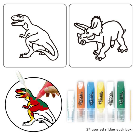 Little Story Diy Kids Art & Craft 3D Painting Set Dinosaur, 6 image