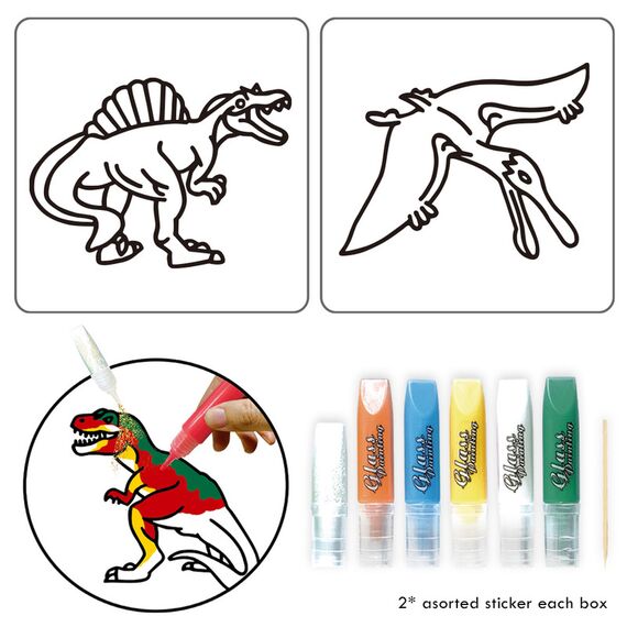 Little Story Diy Kids Art & Craft 3D Painting Set Dinosaur, 7 image