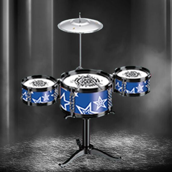 Little Story Kids Drum Set Musical Instrument, Color: Blue, 2 image