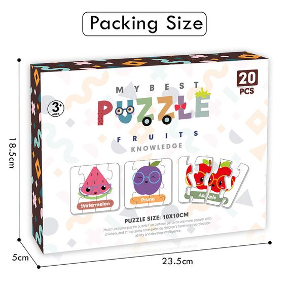 Little Story 20-In-1 Matching Puzzle Educational & Fun Game, Color: Colorful, 5 image