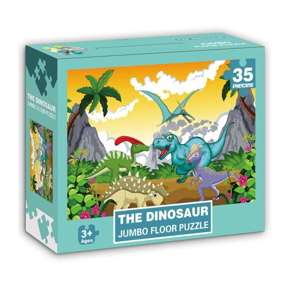 Little Story Jumbo Floor Jigsaw Puzzle Dinosaurs World 35 Pcs, 4 image