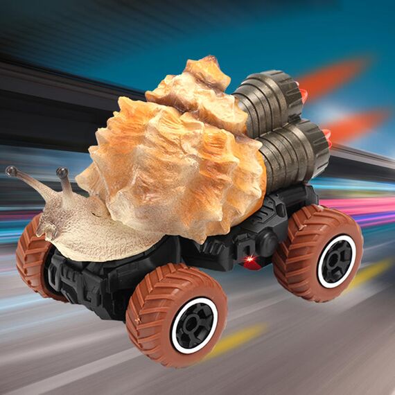 Little Story 2 Channel Snail Car With Remote Control Brown, Color: Brown, 2 image
