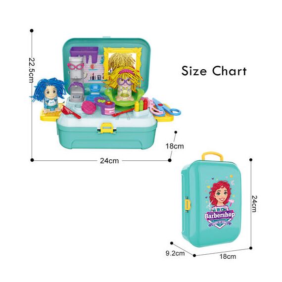 Little Story Role Play Beautician Make Up Box With Dough Backpack 30 Pcs, 7 image