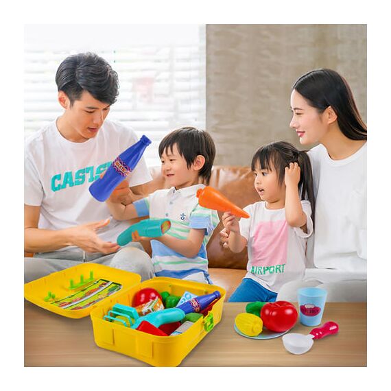 Little Story Role Play Supermarket Set Box Backpack 21 Pcs, 3 image