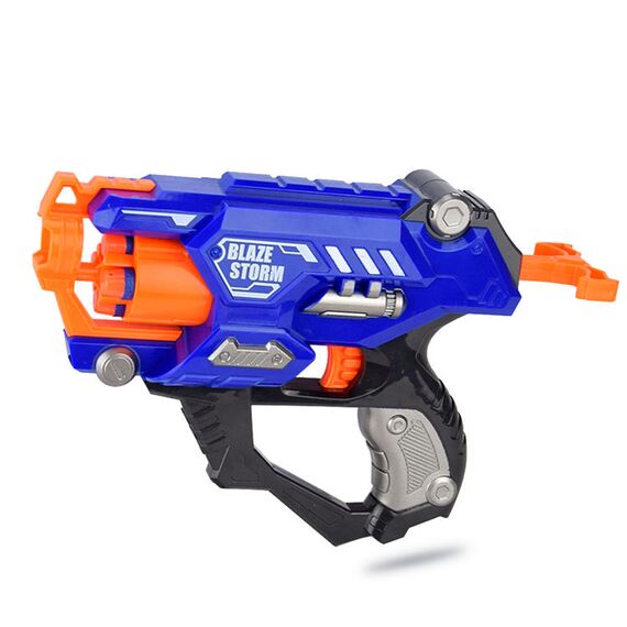 Little Story Kids Manual Soft Bullet Gun With 10Pcs Soft Bullets Blue, Color: Blue, 5 image