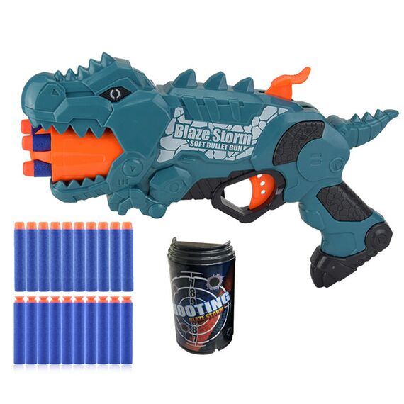 Little Story Kids Manual Dinosaur Bullet Gun 20 Soft Bullets