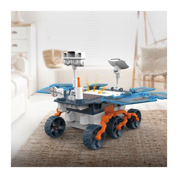 Little Story Diy Solar Mars Exploration Rover 46 Pcs Stem Series Blue, Color: Blue, 9 image