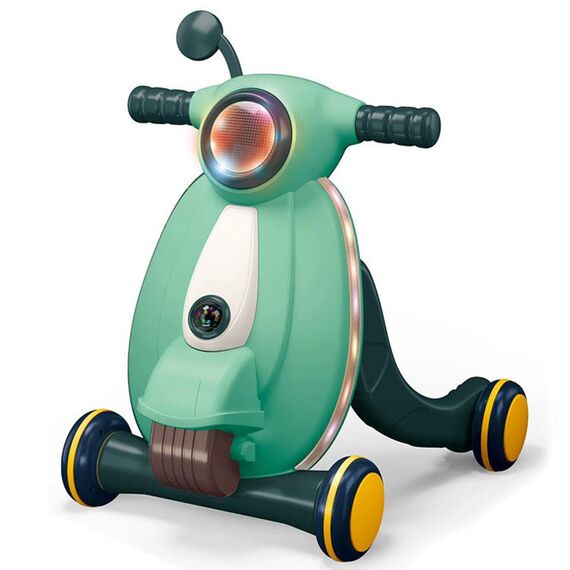 Little Story Multifunctional Baby Walker With Light & Music Green, Color: Green