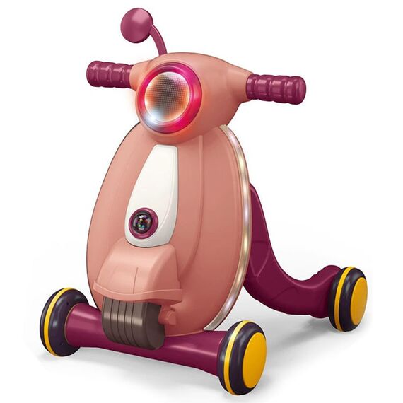 Little Story Multifunctional Baby Walker With Light & Music Green, Color: pink