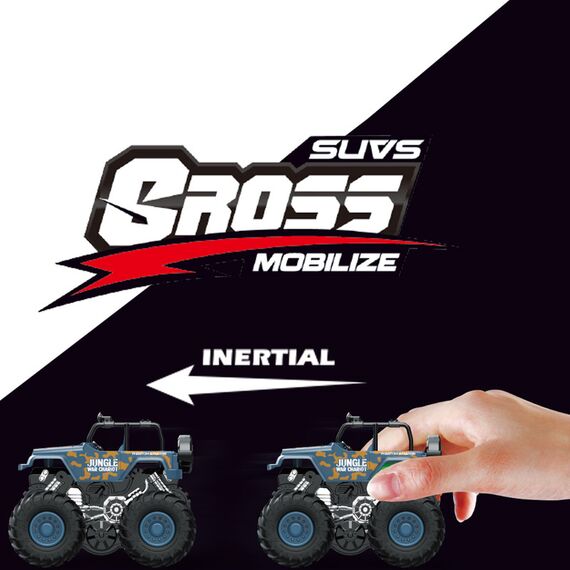 Little Story 8 Pieces 4X4 Inertia Toy Car Set 3+ Years, 3 image