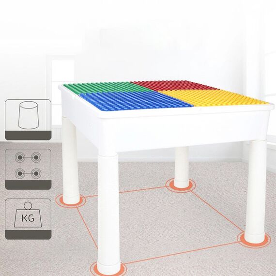 Little Story 4In1 Activity And Block Table With 350 Blocks Xl 3+ Years, 4 image