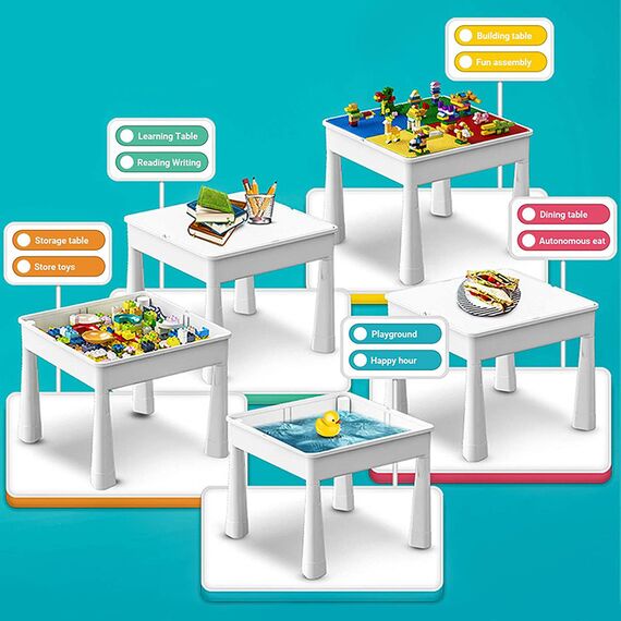 Little Story 4In1 Activity And Block Table With 350 Blocks Xl 3+ Years, 5 image