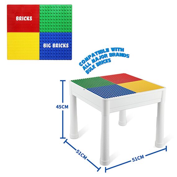 Little Story 4In1 Activity And Block Table With 350 Blocks Xl 3+ Years, 9 image