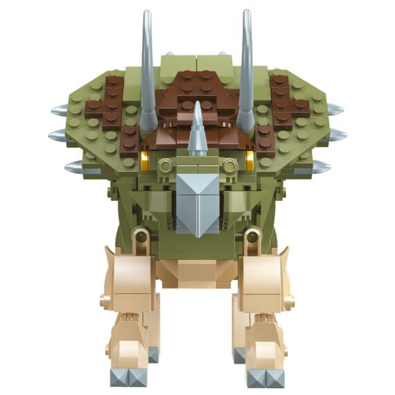 Little Story Block (Leg Godt) Toy Dinosaurs World - Triceratops (410 Pcs), 4 image