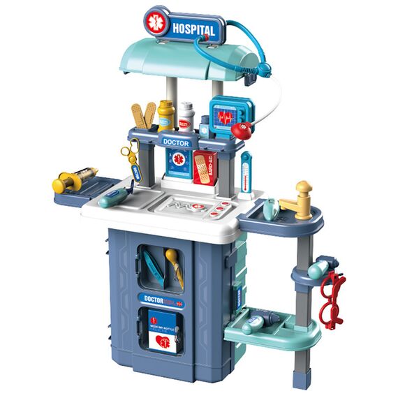 Little Story Role Play Doctor Hospital Luggage Case 38 Pieces 3 In 1 Mode With Light And Sound 3+ Years