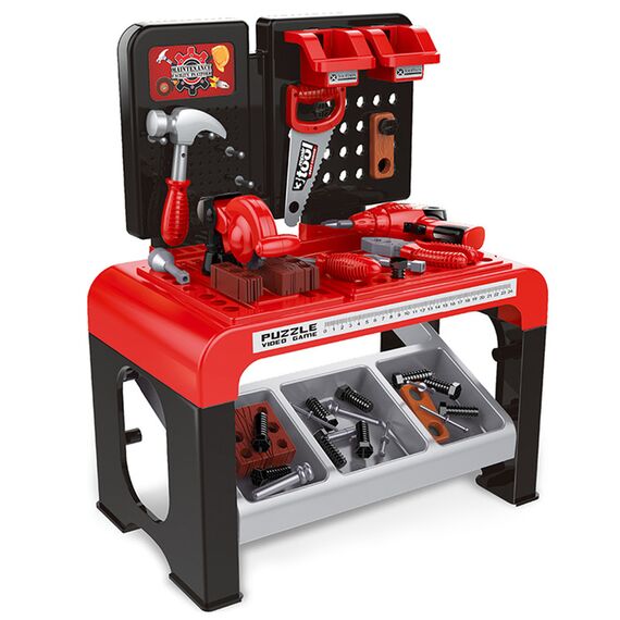 Little Story Role Play Mechanic Builder Tools Table Toy Set 46 Pieces 3+ Years