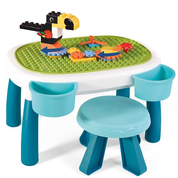 Little Story Diy Spinning Puzzle Building Blocks Set With Stool 35 Pieces 3+ Years