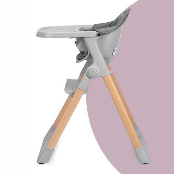 MoMi Kala Baby High Chair, Color: Grey, 3 image