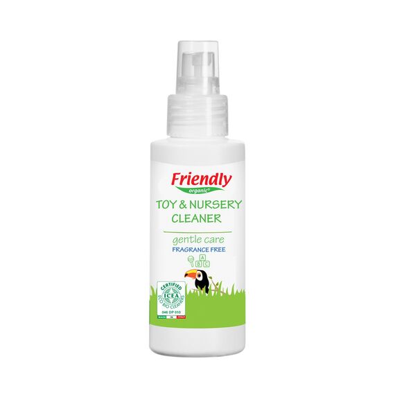 Friendly Organic 100ml Fragrance Free Toy & Nursery Cleaner - Clear