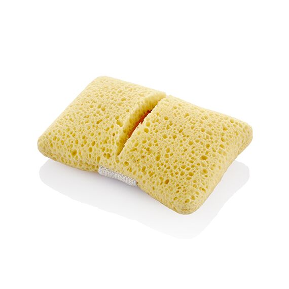 Babyjem Bath Sponge with Hand Grip 0 Months+ - Yellow