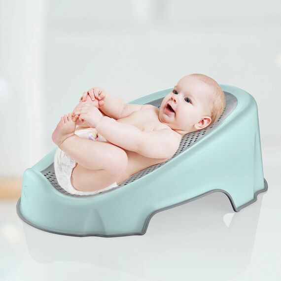 BabyJem Baby Bath Support with Soft Touch Material, Color: White, 2 image