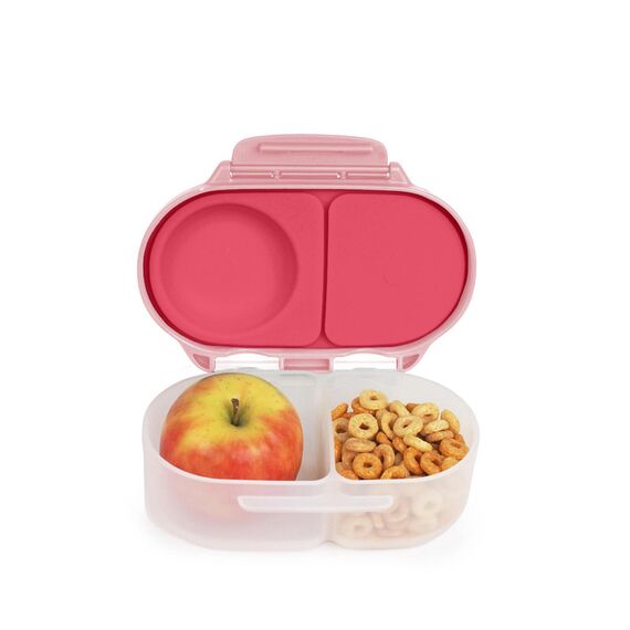 b.box Snackbox Mini Bento Lunch Box, Color: Flamingo Fizz